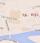 Map of Hoi An, Vietnam