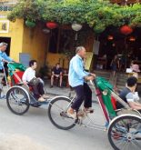 Getting around Hoi An by Cyclos